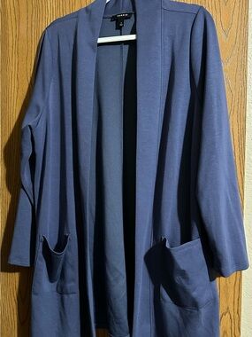 Torrid Open-Front Women's Blue Cardigan